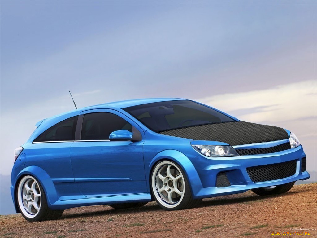 opel, astra, virtual, 